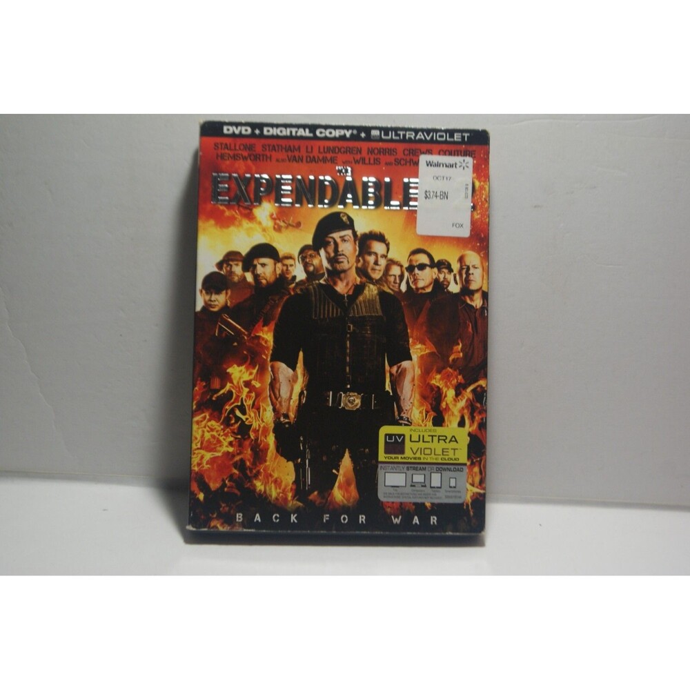 The Expendables 2 (DVD, 2012) All-Star Action Thriller W/slipcover